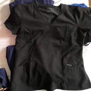 Jaanuu princess neck scrub top